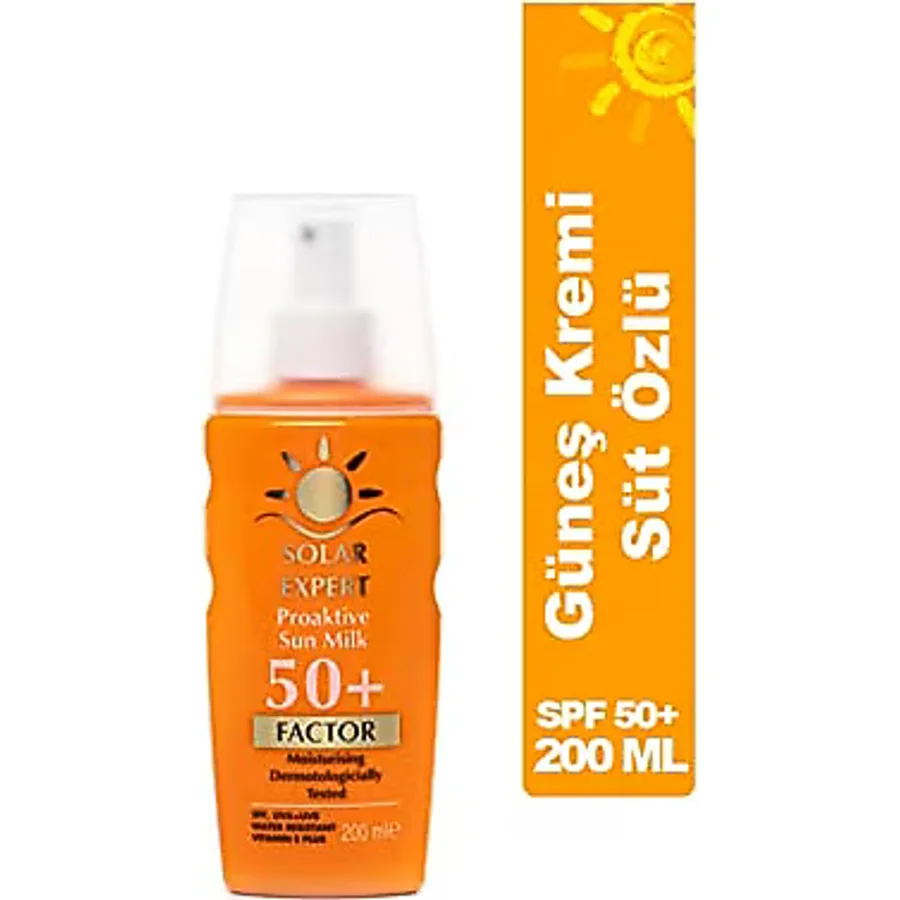 Solar Expert Proaktive Sun Milk 50 Faktör Güneş Kremi 200 ml