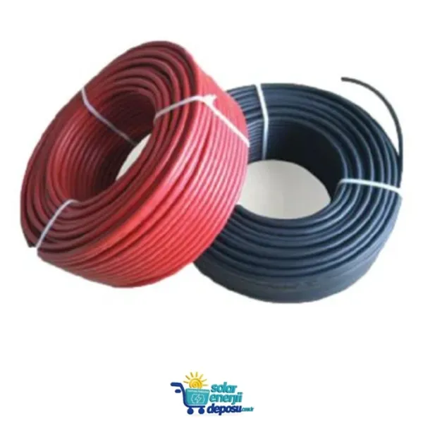 Solar Kablo 4mm Kırmızı ( 50m)