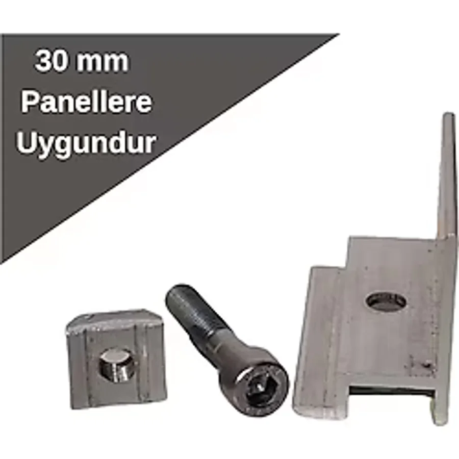 Solar Panel 30mm Sonlandırıcı Parça