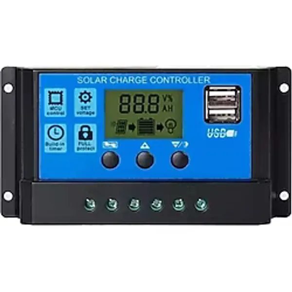 Solar Panel Akü Şarj Cihazı 10A 12/24V