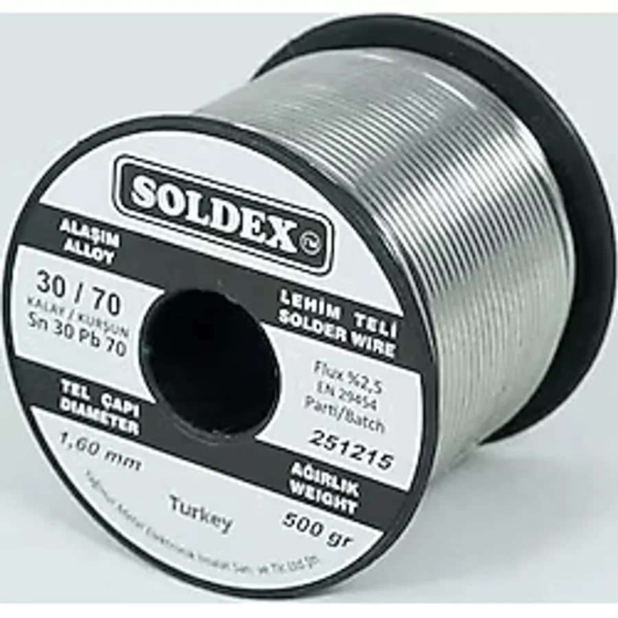Soldex 30/70 500 gr 1.6 mm Lehim Teli
