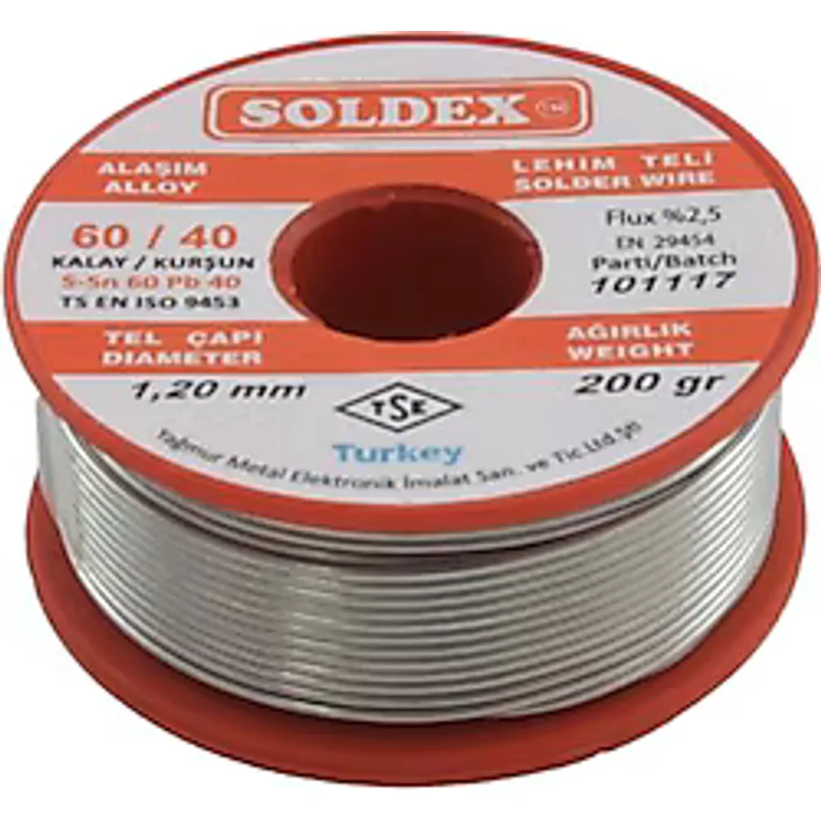 Soldex 40-60 200 gr 1.2 mm Lehim Teli