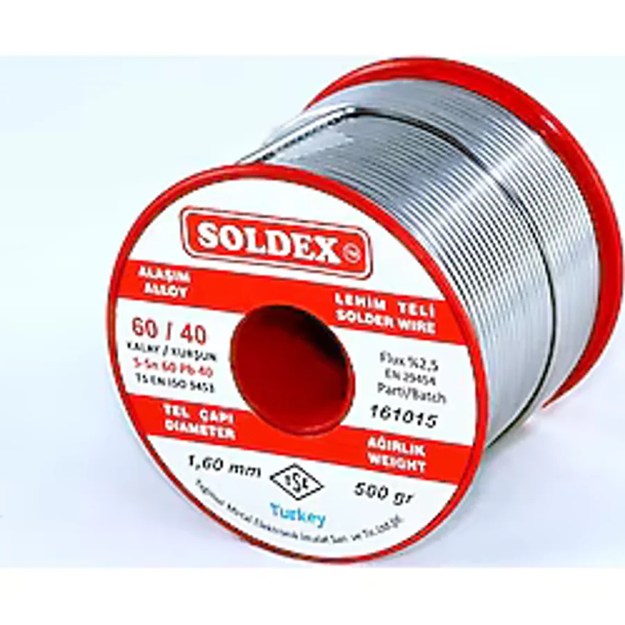 Soldex 60/40 500 gr 0.75 mm Lehim Teli