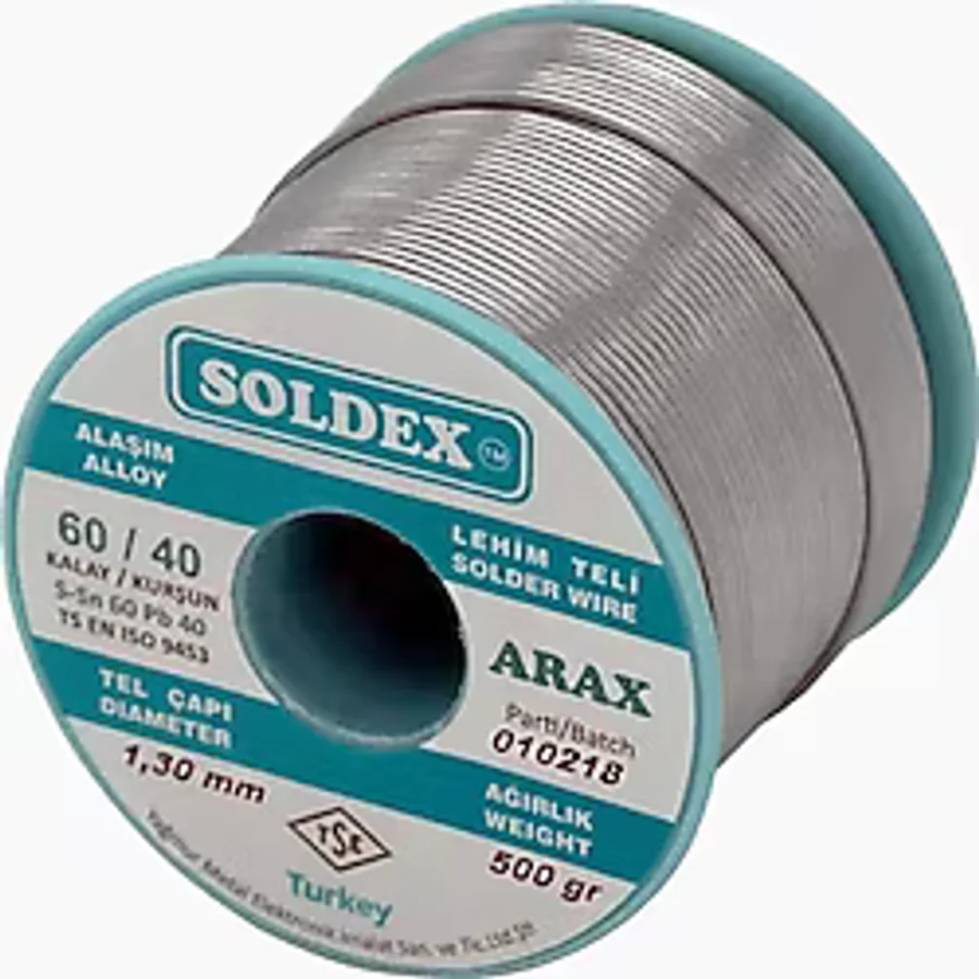 Soldex Arax 60-40 500 gr 1.3 mm Lehim Teli