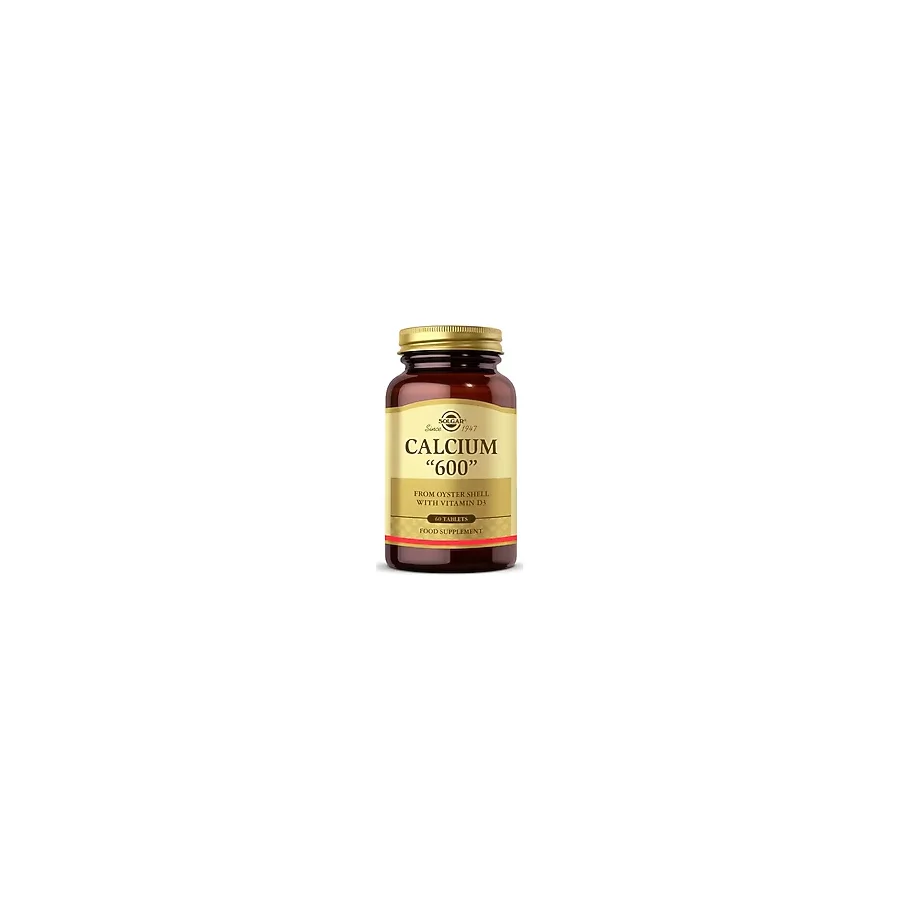 Solgar Calcium 600 Tablet 60 Adet Türkiye Menşeli Kalsiyum ve Vitamin D3 İçeren Besin Takviyesi
