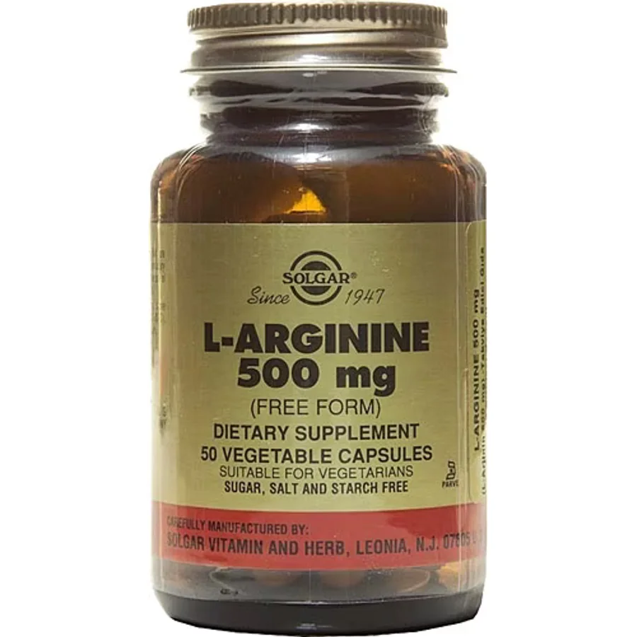 Solgar L-Arginine 500 mg 50 Kapsül