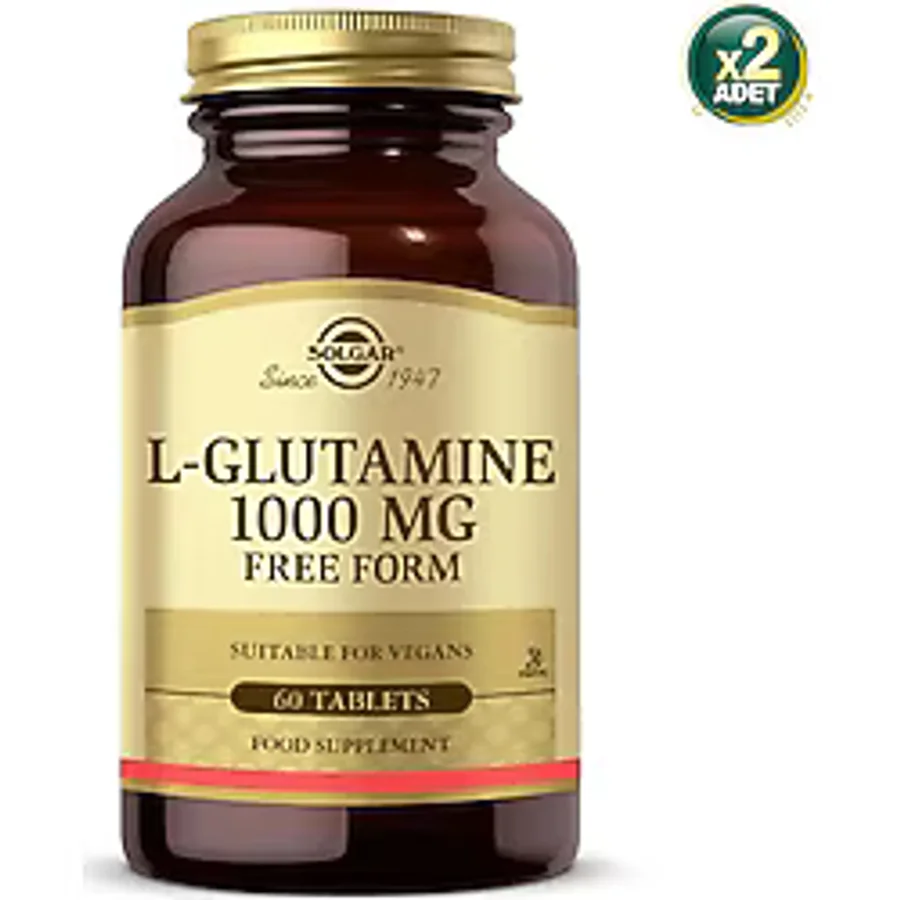 Solgar L-Glutamine 1000 mg 60 Tablet 2'li