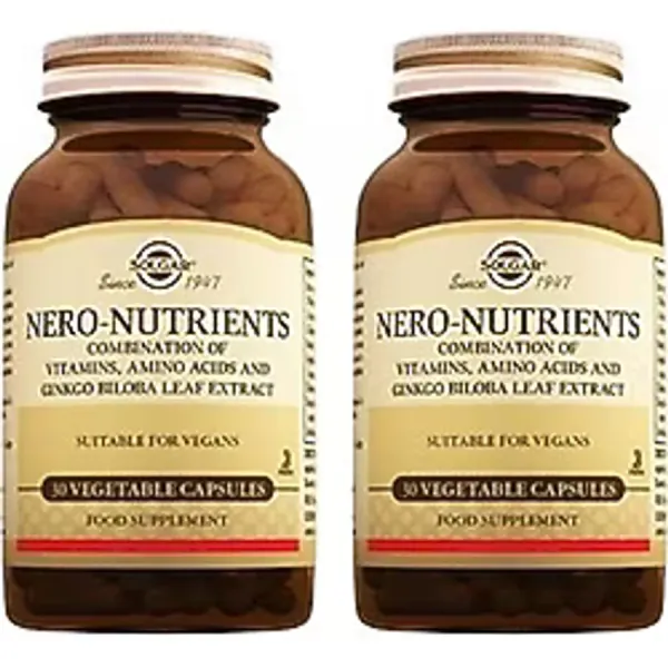 Solgar Nero-Nutrients 30 Kapsül 2 Adet Vegan İçerikli Vitamin ve Amino Asit Takviyesi