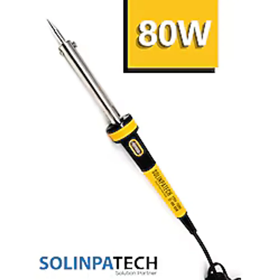 SolinpaTech 80W Profesyonel Yüksek Sıcaklığa Dayanıklı Resistörlü Kalem Havya Lehim Makinesi