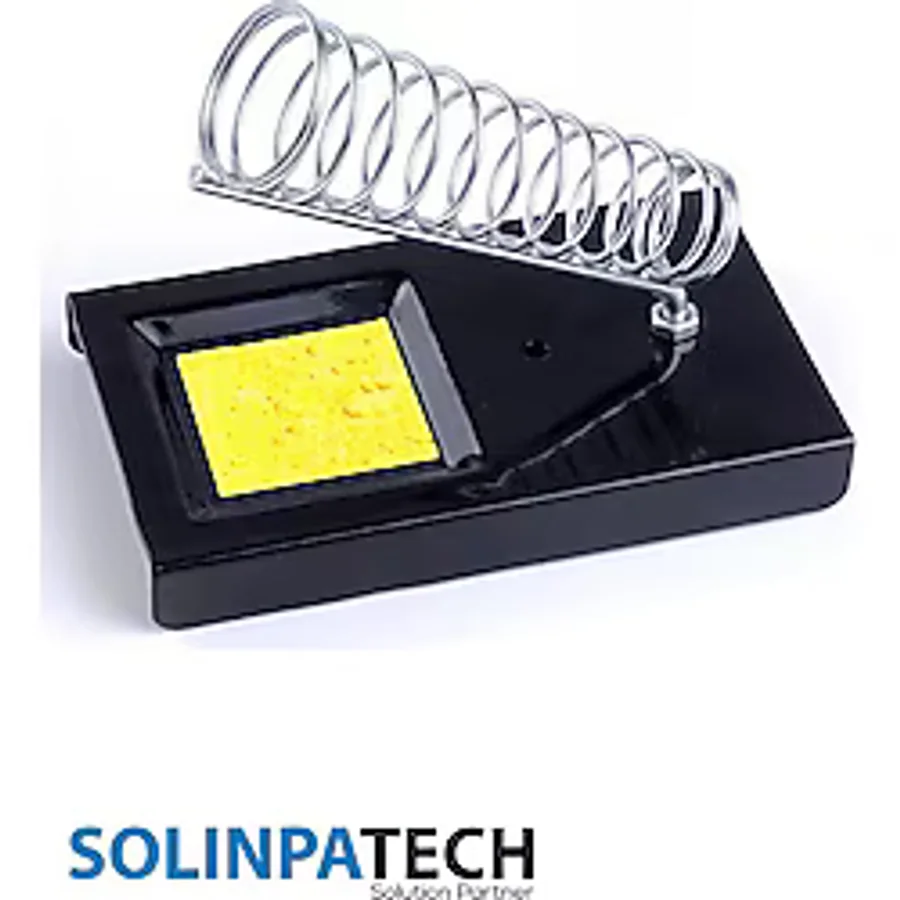 Solinpatech Metal Yaylı Kalem Havya Standı Sehpası Sünger Dahil