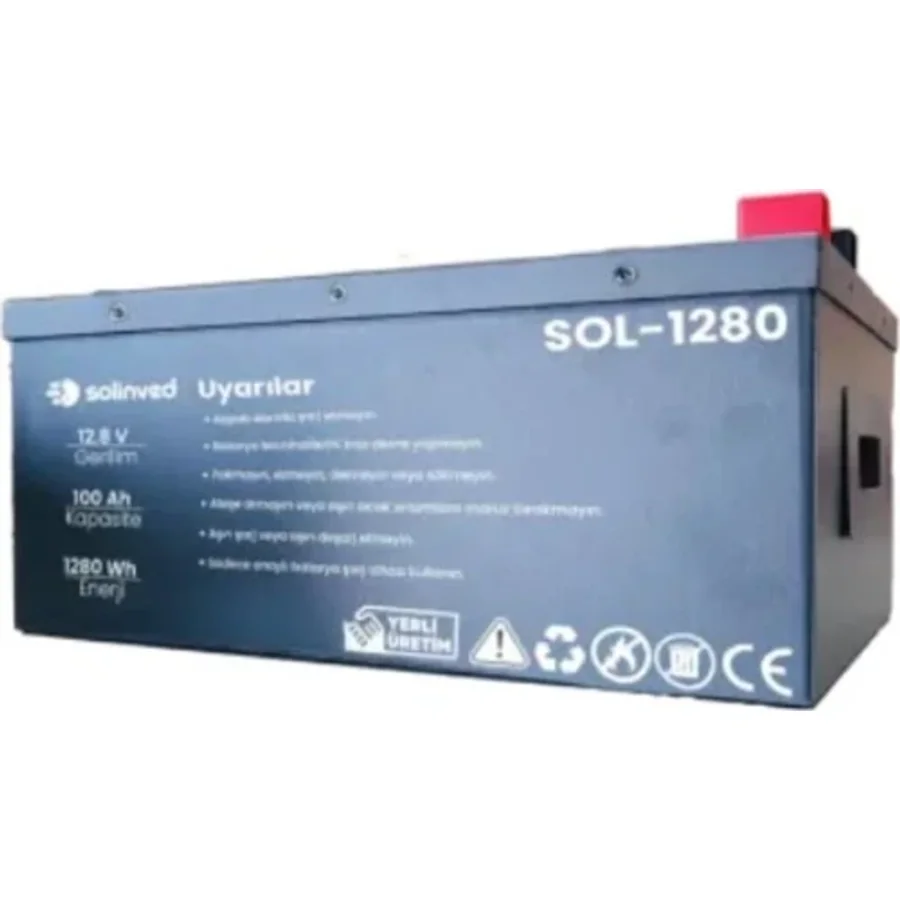 Solinved 12.8 V 100ah Lityum Akü