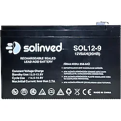 SOLİNVED 12V 9AH Ups ve Alarm Aküsü
