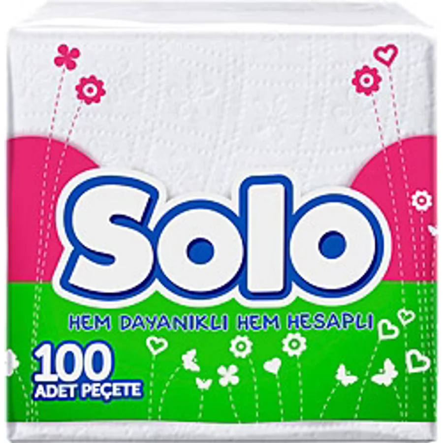 Solo 100'lü Kağıt Peçete