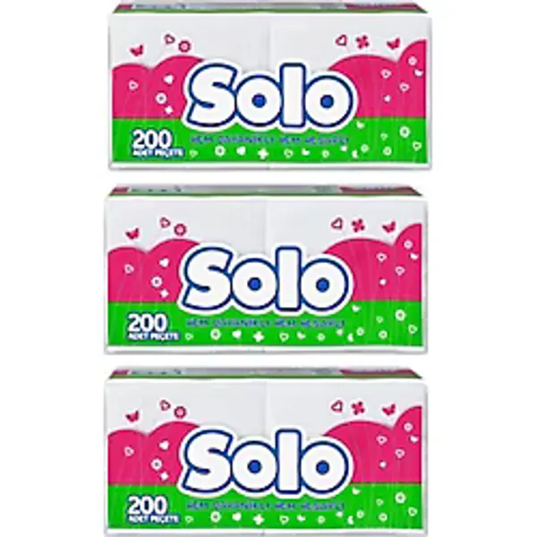 Solo 200'lü 3 Adet Kağıt Peçete