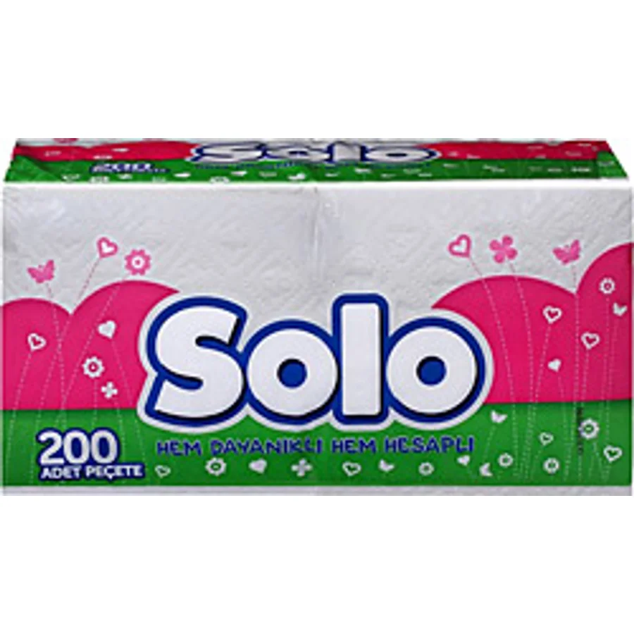 Solo 200'lü Kağıt Peçete
