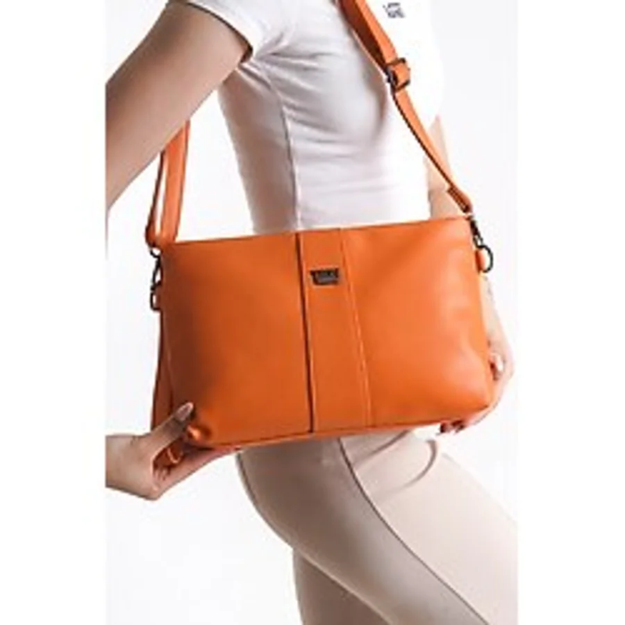 Solo Bag Portföy Deri Clutch El Çantası Uzun Omuz Askılı Çanta