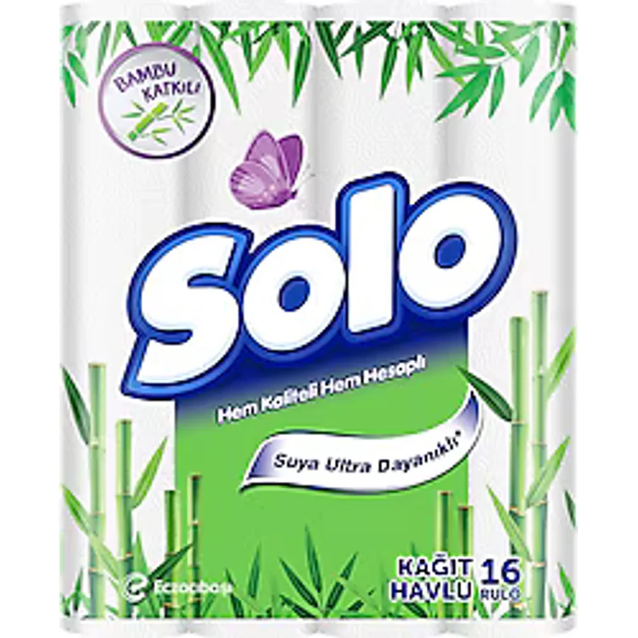 Solo Bambu Katkılı 16'lı Kağıt Havlu
