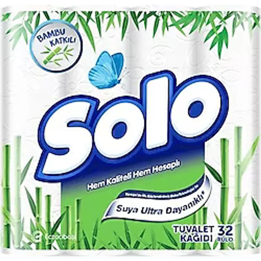 Solo Bambu Katkılı 32'li Tuvalet Kağıdı