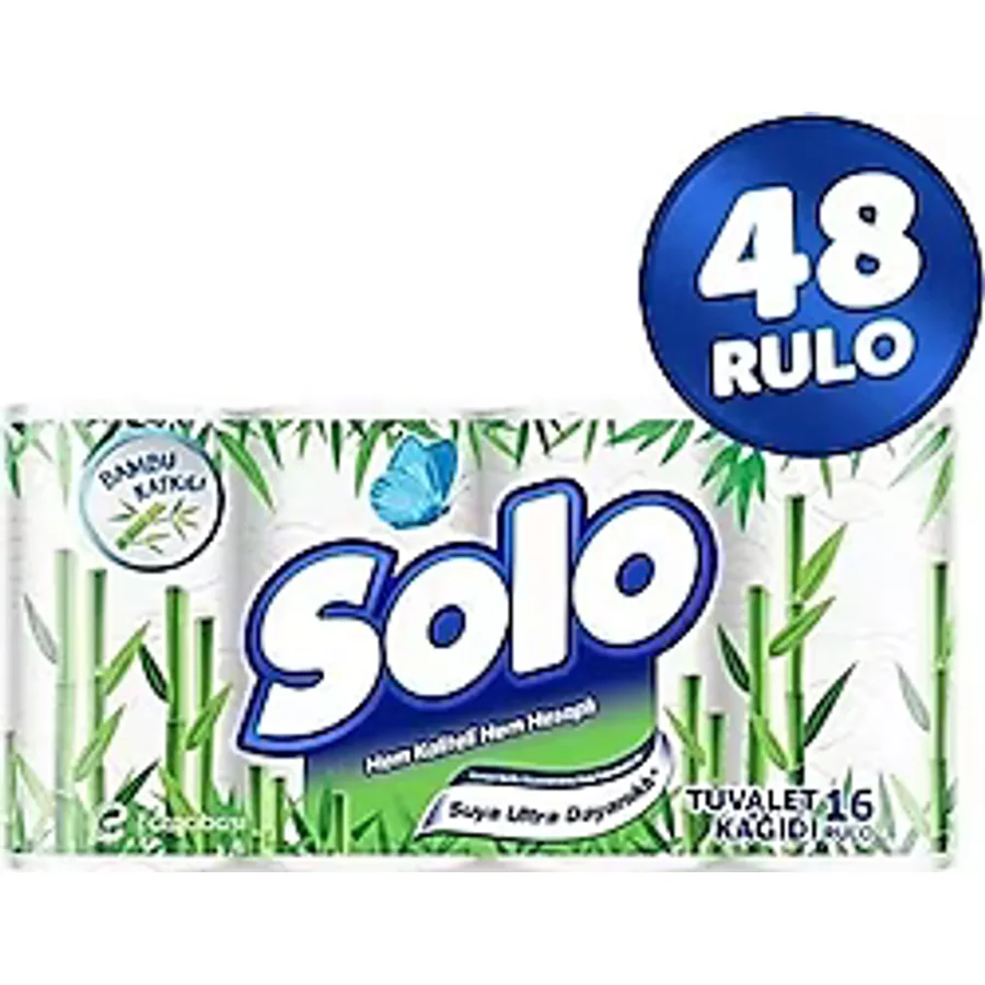 Solo Bambu Katkılı 48'li Tuvalet Kağıdı