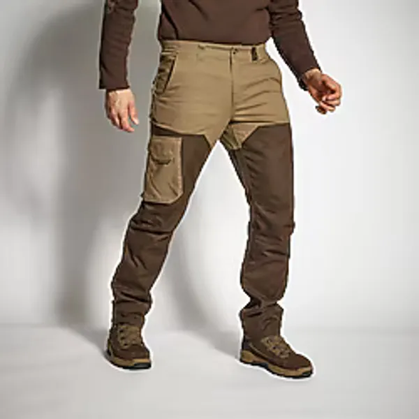 Solognac Erkek Avcı Taktik Pantolon - Kahverengi - Avcılık Ve Doğa Gözlemi - Renfort 520 Decathlon