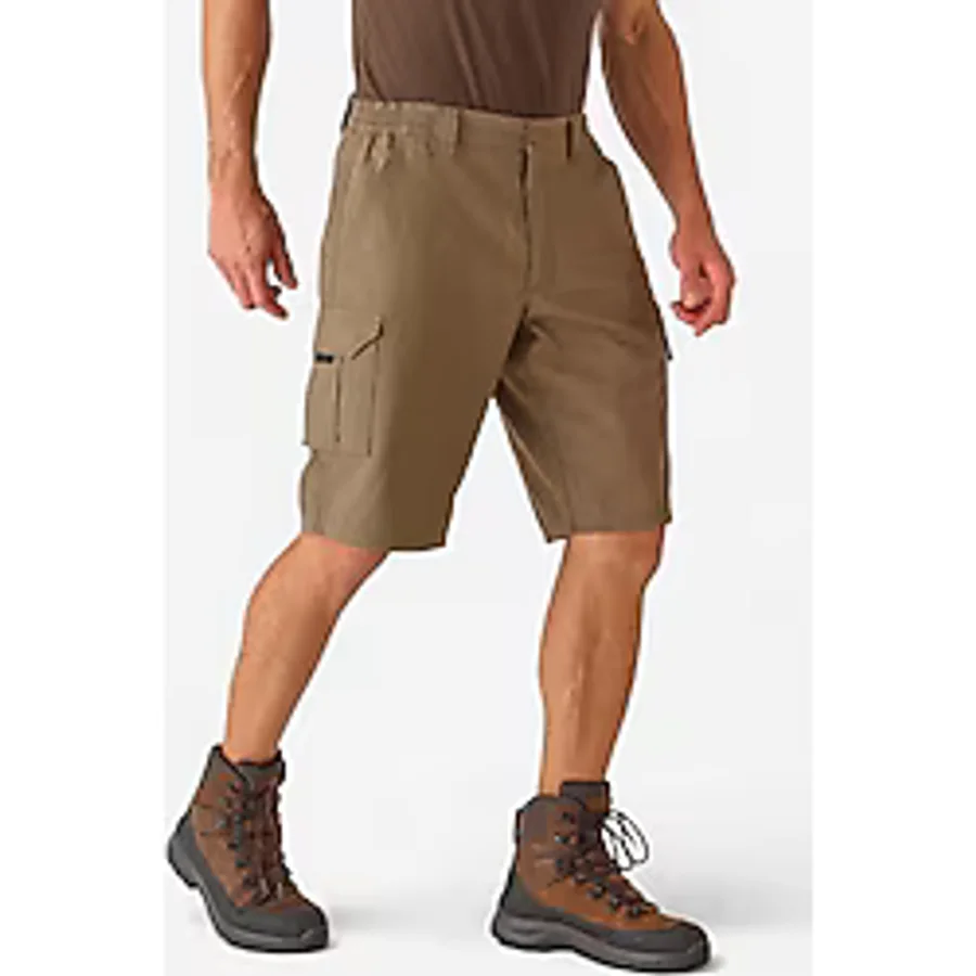 Solognac Erkek Kargo Bermuda Şort - Bej - Avcılık Ve Doğa Gözlemi - 500 Decathlon