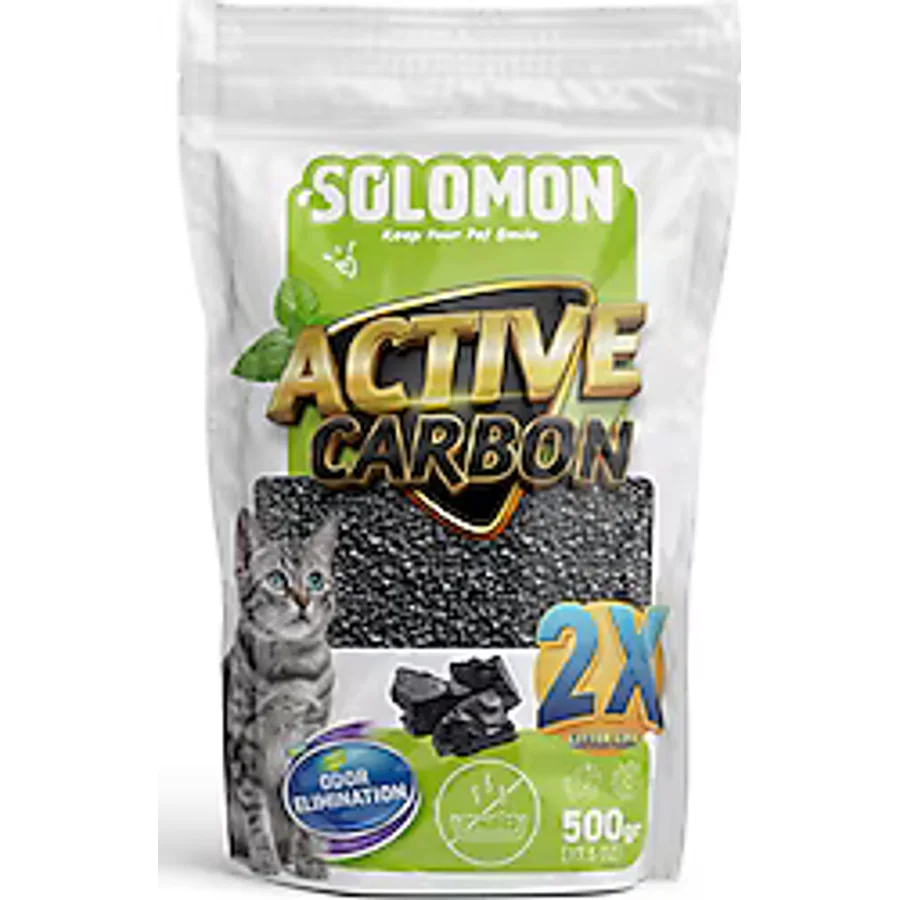 Solomon Active Carbon 500 gr Kedi Kumu Koku Giderici