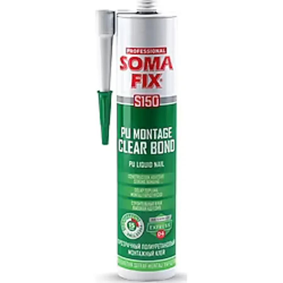SOMAFİX S150P Solvent Bazlı Sıvı Çivi Şeffaf 310ml 400gr