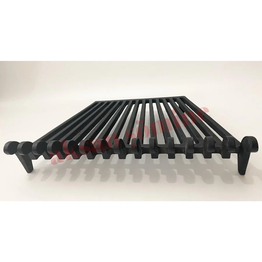Şömine Aksesuarcısı Döküm Izgara , Şömine Izgarası 70 Cm. x 46 Cm. x 46 Cm. 15LI Izgara Büyük Boy