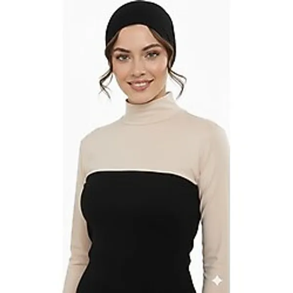 Sonbaharmoda Balıkçı Yaka Tesettür Boyunluklu Kolluk Çok Amaçlı Kurtarıcı Bolero