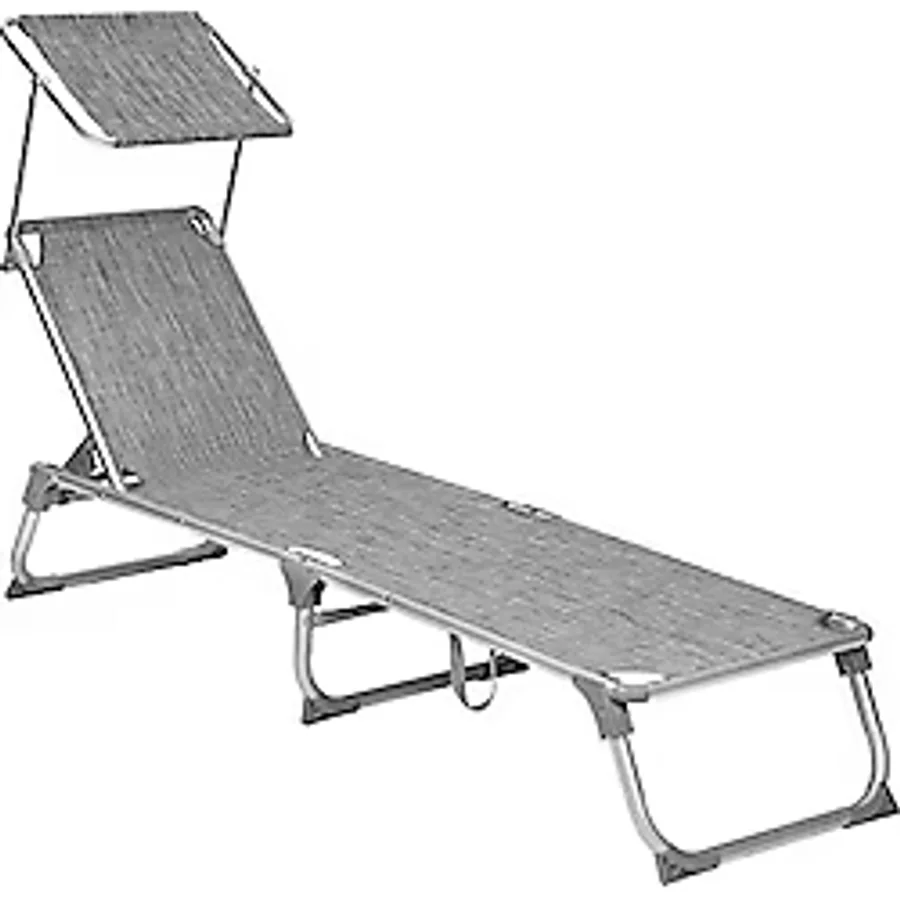 Songmics GCB19 55x193x31 cm Gölgelikli Katlanabilir Kampet