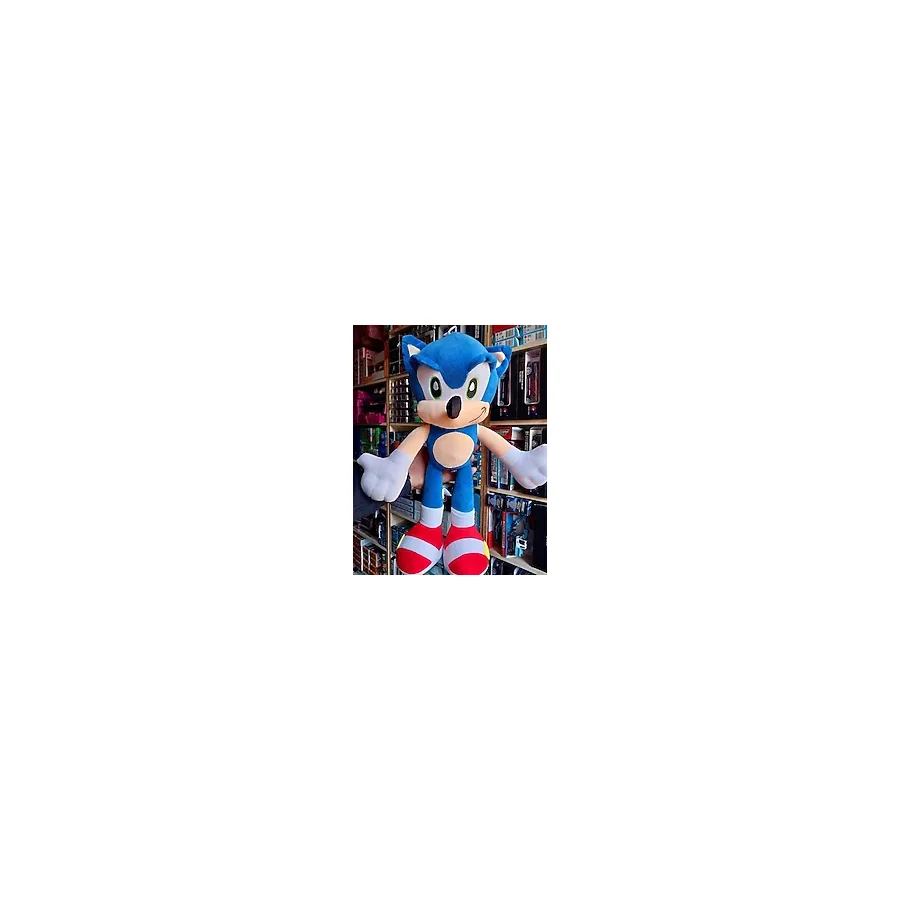 Sonıc Peluş 45 Cm Büyük Boy Oyuncak Sonic Yurtdışı Orjinal Sonik