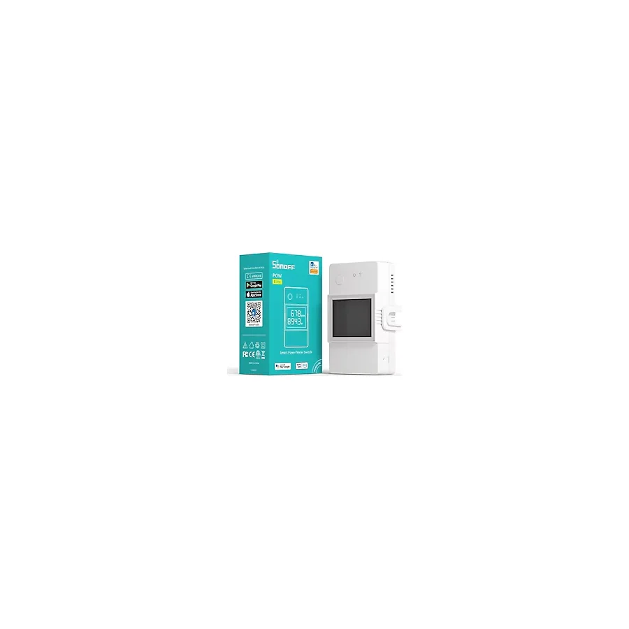 Sonoff Pow R3 20AH Dijital Ekranlı Enerji Ölçer Akıllı Röle