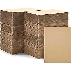 Sonsuz Ambalaj (10'lu Paket) Tübitak 4006 sergi projesine uygun Kraft 80X100 Kalın Oluklu Mukavva Karton (10'lu Paket) 6 mm Maket Kartonu - Ödev Kartonu - Tuval Kartonu - 1 Adet