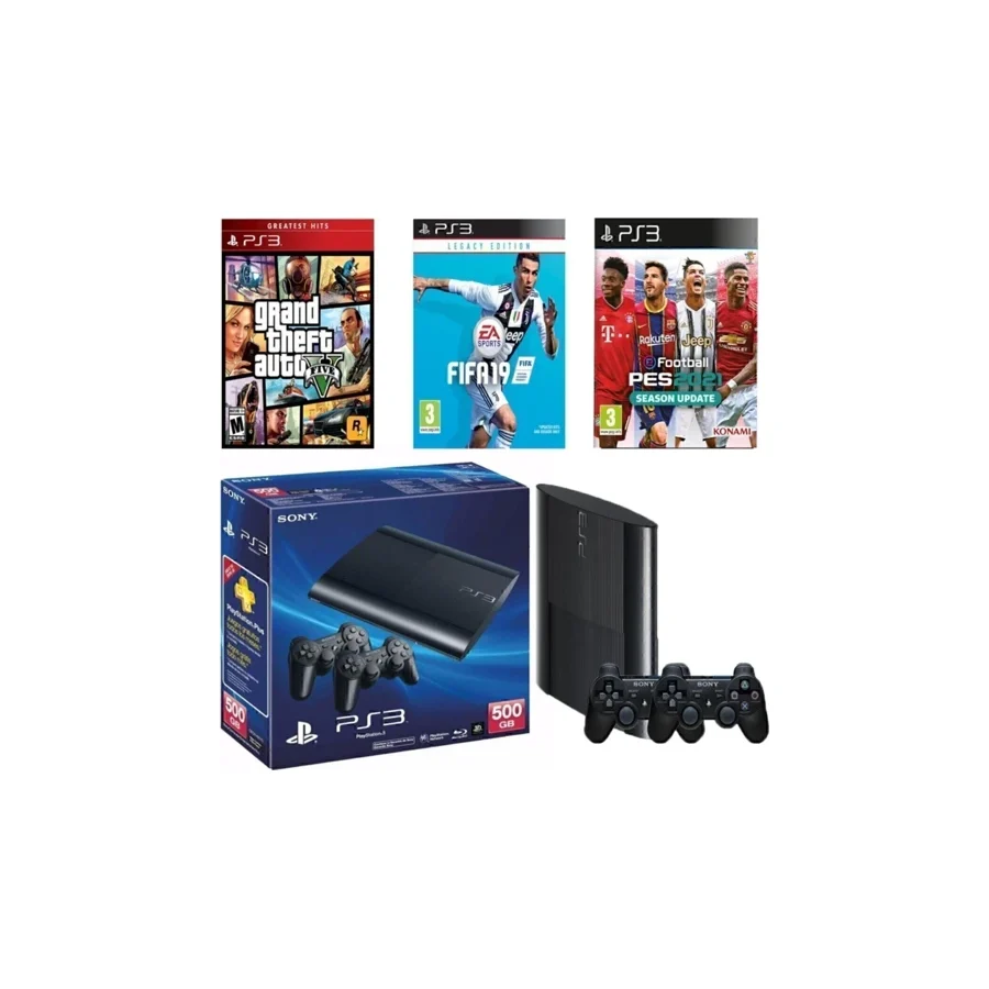 Sony 2. El Ps3 500 Gb 2 Adet Sıfır Kol Super Slim 55 Digital Oyun