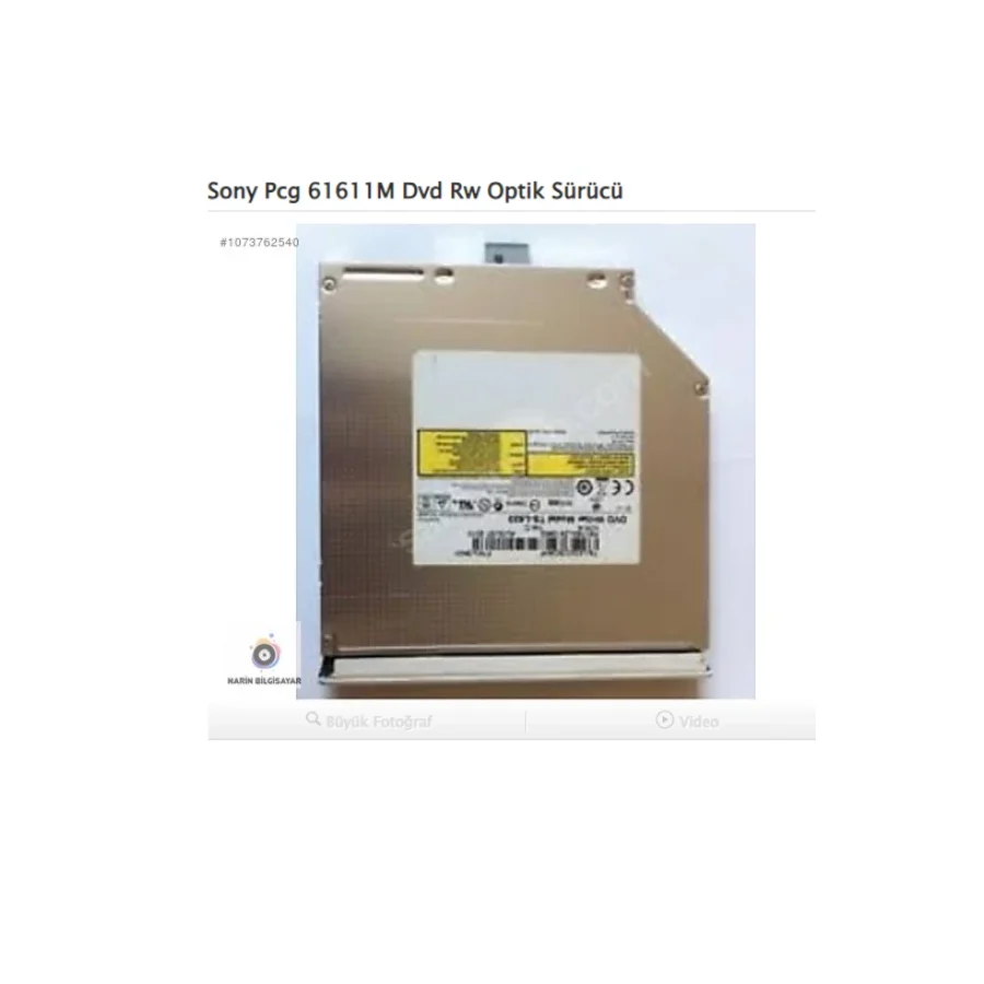 Sony Pcg 61611M Dvd Rw Optik Sürücü