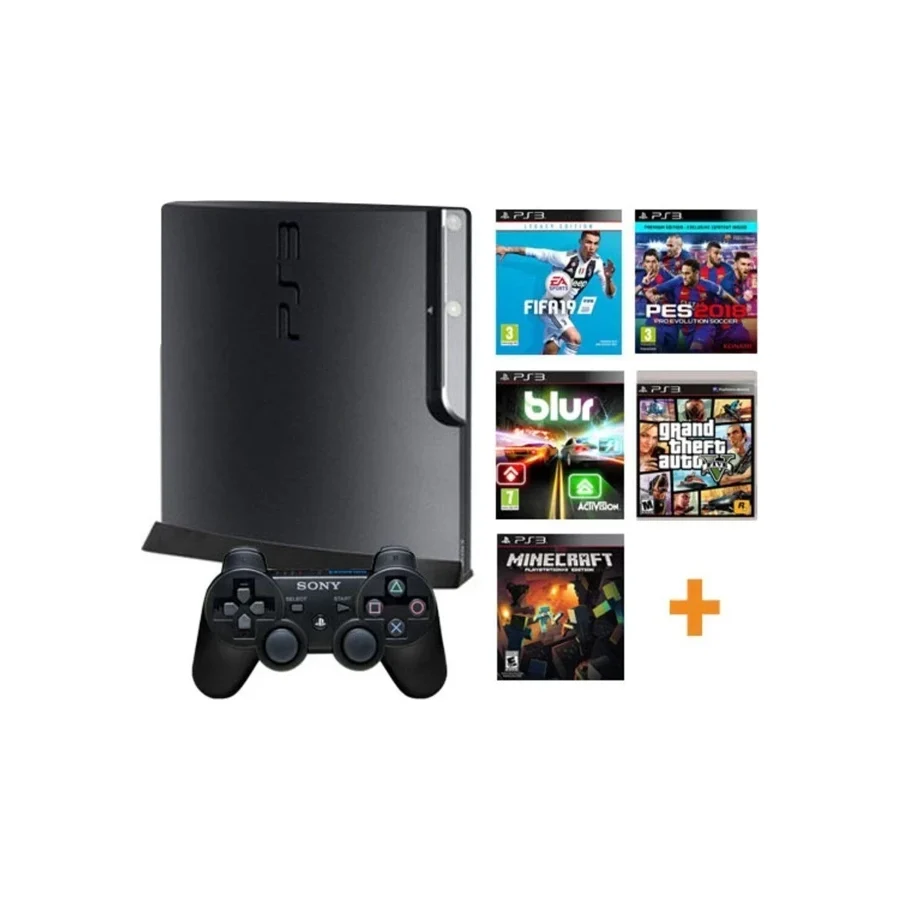 Sony Playstatıon 3 Slım 160gb- 13 Oyunlu- 1 Yıl Garanti
