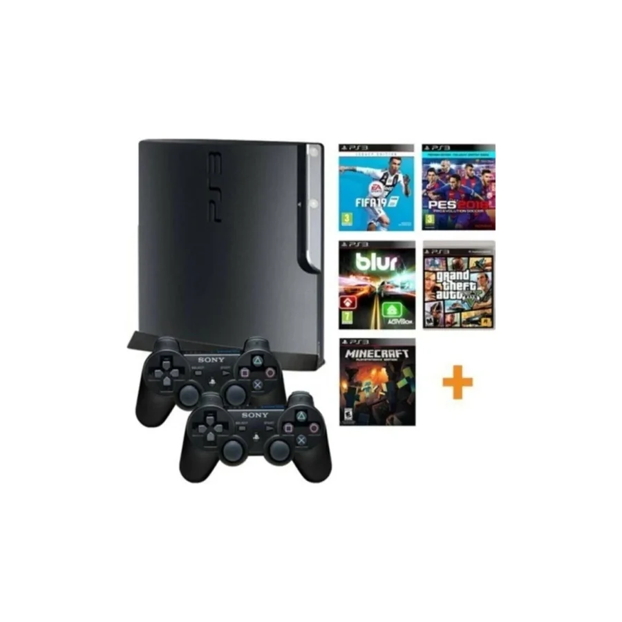 Sony Playstation 3 Slim 320 Gb + 2 Orijinal Kol + 30 Oyun