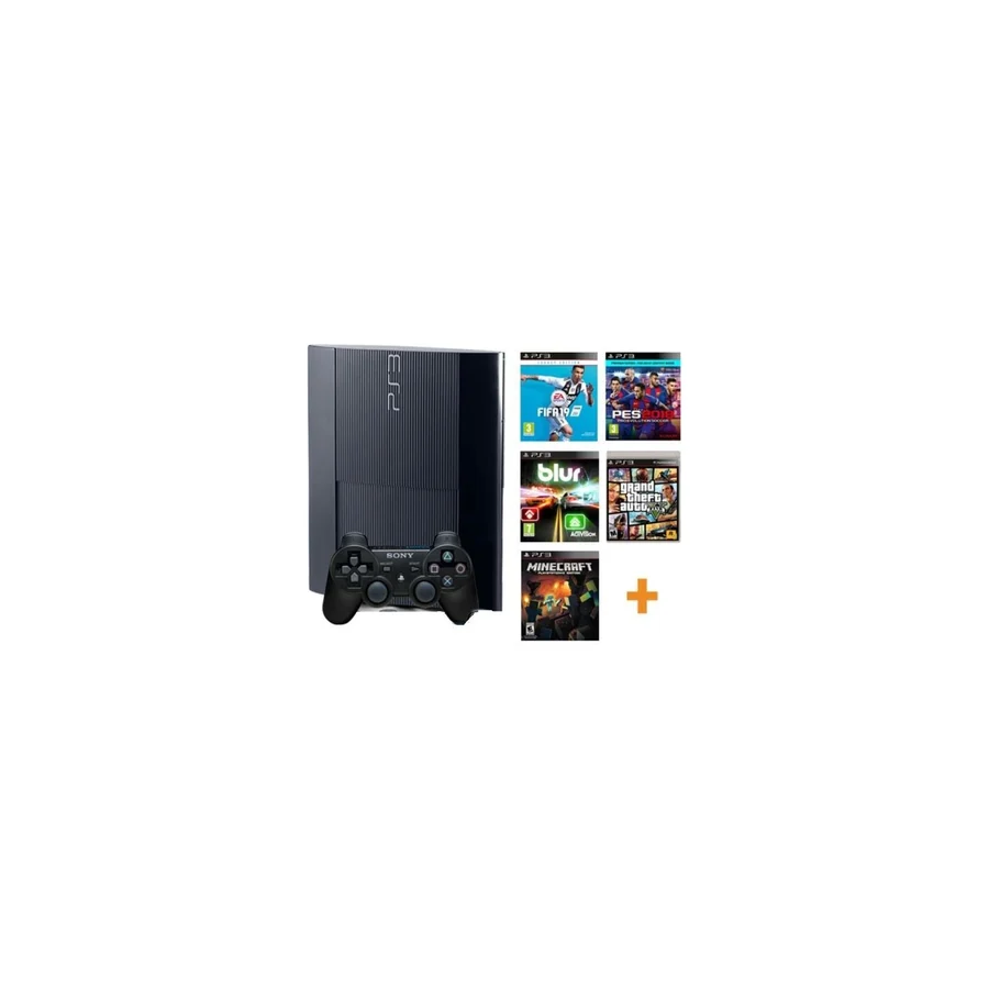 Sony Playstation 3 Super Slim 320 GB + 30 Güncel Oyun - PAL