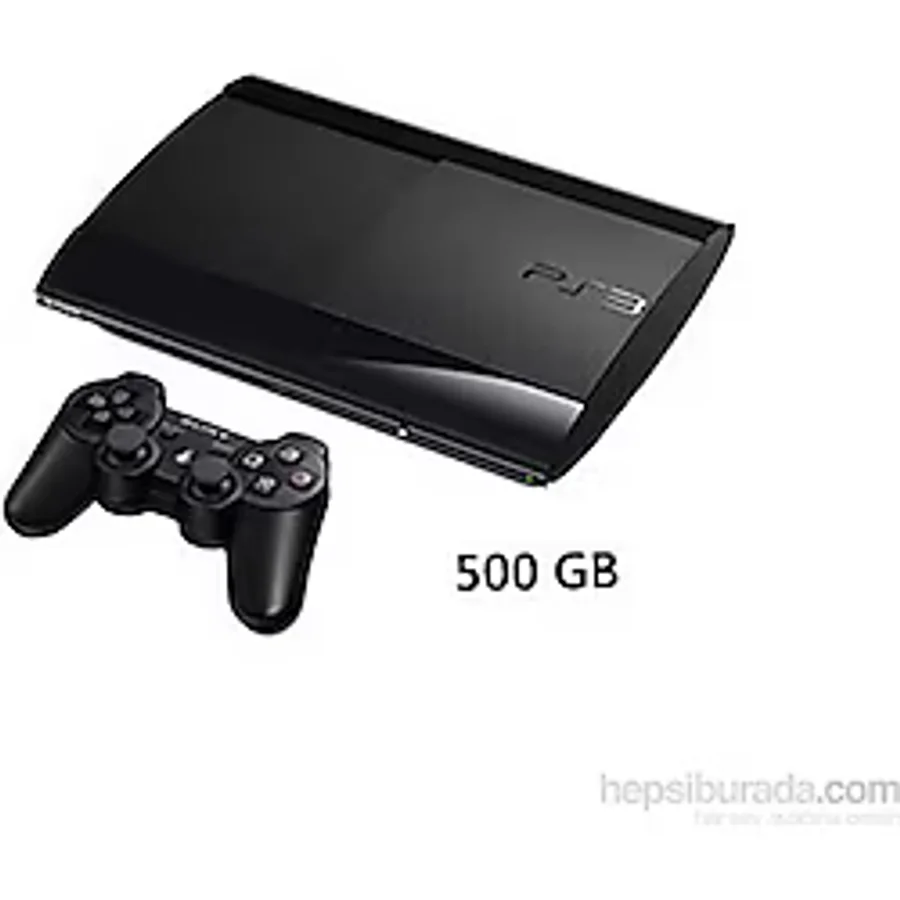 Sony Playstation 3 Super Slim 500 Gb Oyun Konsolu + Hdmi Kablo - Hdmi Kablo, Oyun Konsolu - Siyah