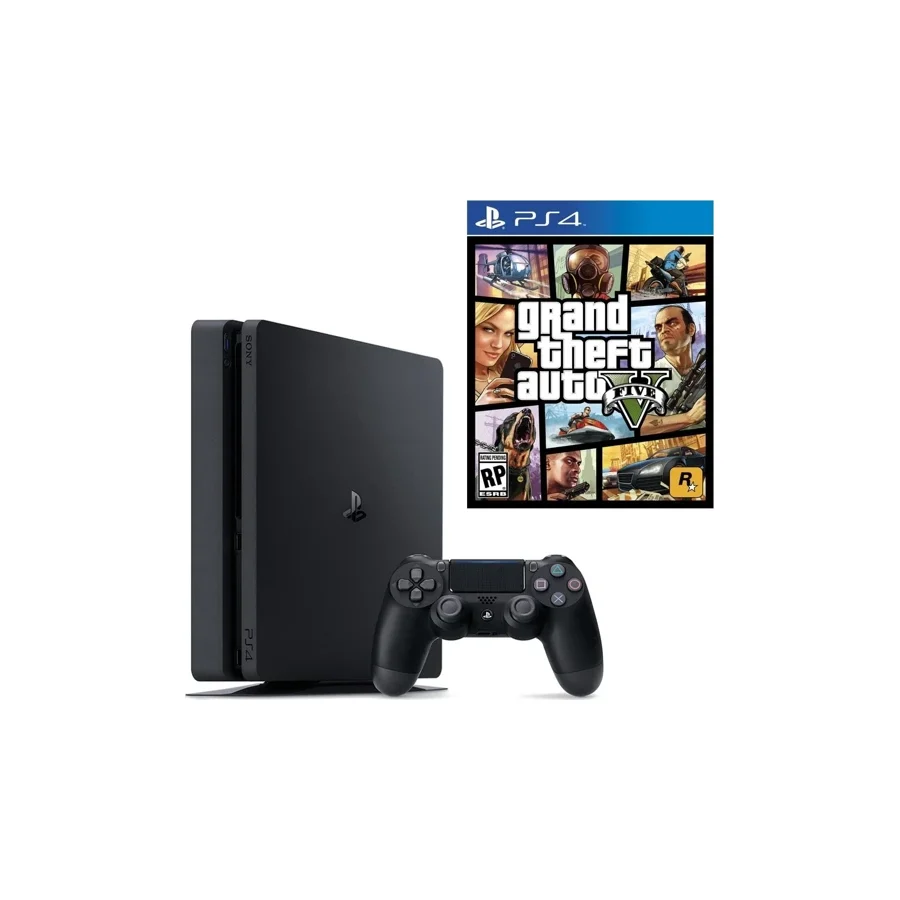Sony Playstation 4 Slim 500 GB + PS4 GTA 5