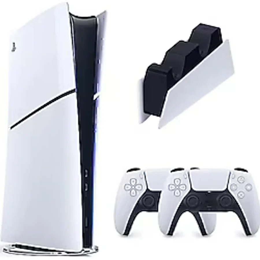 Sony Playstation 5 1 TB Slim Digital + 2.dualsense + Şarj İstasyonu (İthalatçı Garantili)