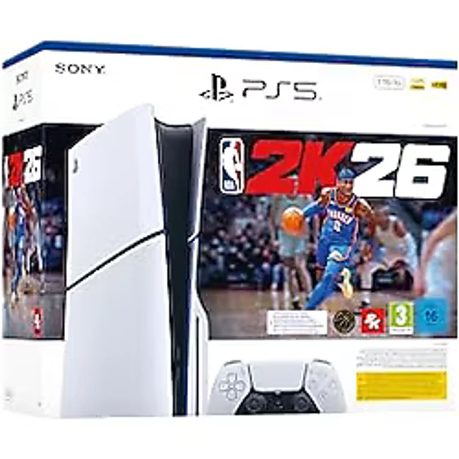 Sony PlayStation 5 CD'li Oyun Konsolu/NBA 2K26 Oyun Bundle (Bilkom Resmi Distribütör Garantili)