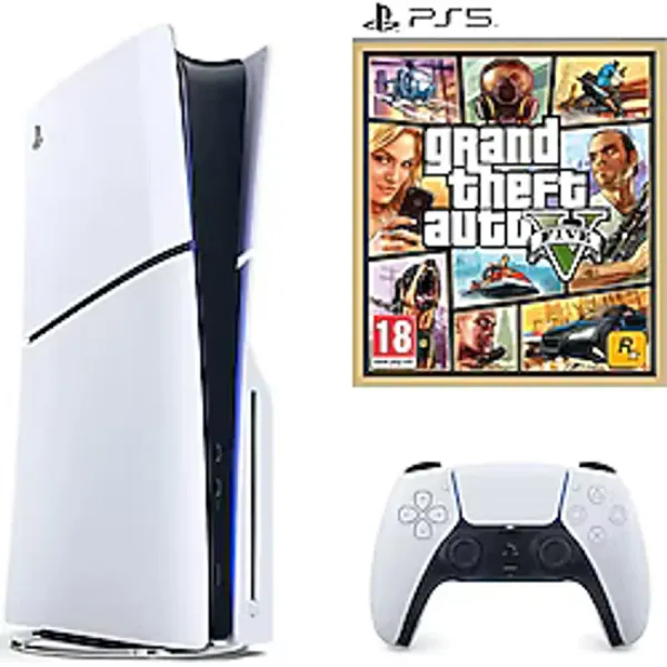 Sony Playstation 5 Slim 1 TB Standart Edition Konsol + PS5 Gta 5 (İthalatçı Garantili)