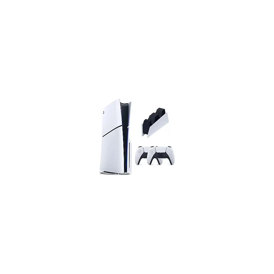 Sony Playstation 5 Slim CD 3 TB (1TB+2TB) + 2. DualSense + Şarj istasyonu 3TB Ps5 (İthalatçı Garantili)