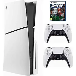 Sony Playstation 5 slim cd cfı-2116 EN YENİ versiyon. + 2 Dualsense + fc26 ( İTHALATÇI GARANTİLİ )