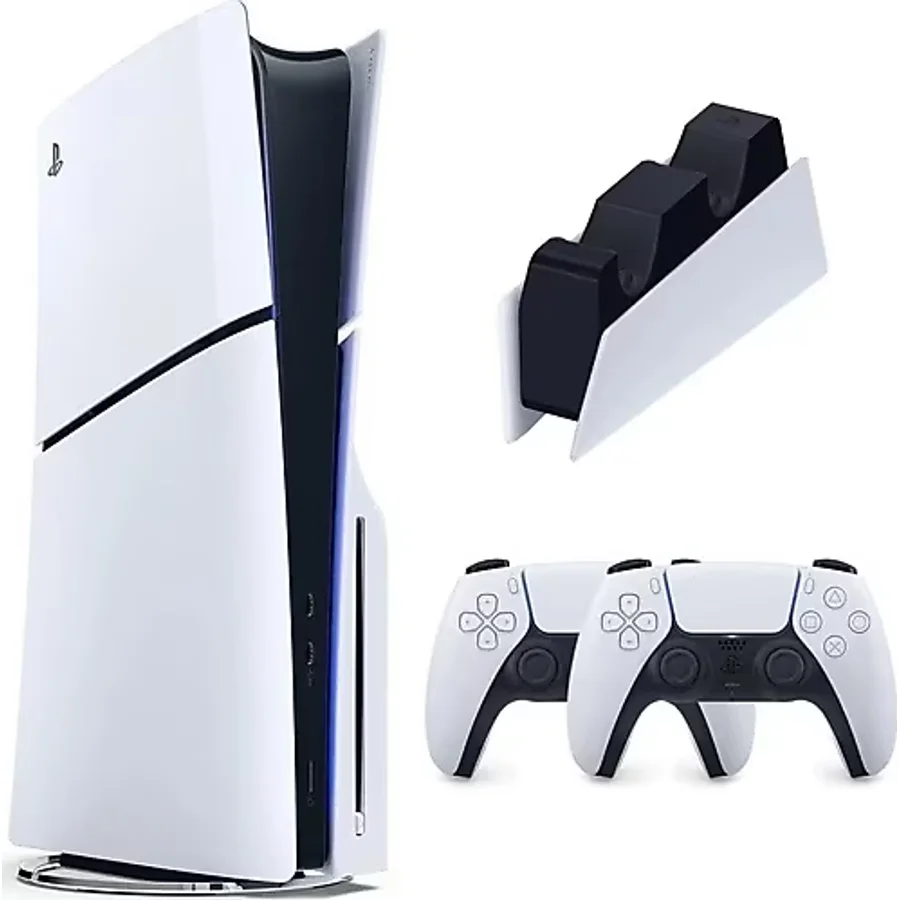 Sony Playstation 5 Slim Cd Edition + 2. DualSense Ps5 Kol + Şarj istasyonu (ithalatçı Garantili)