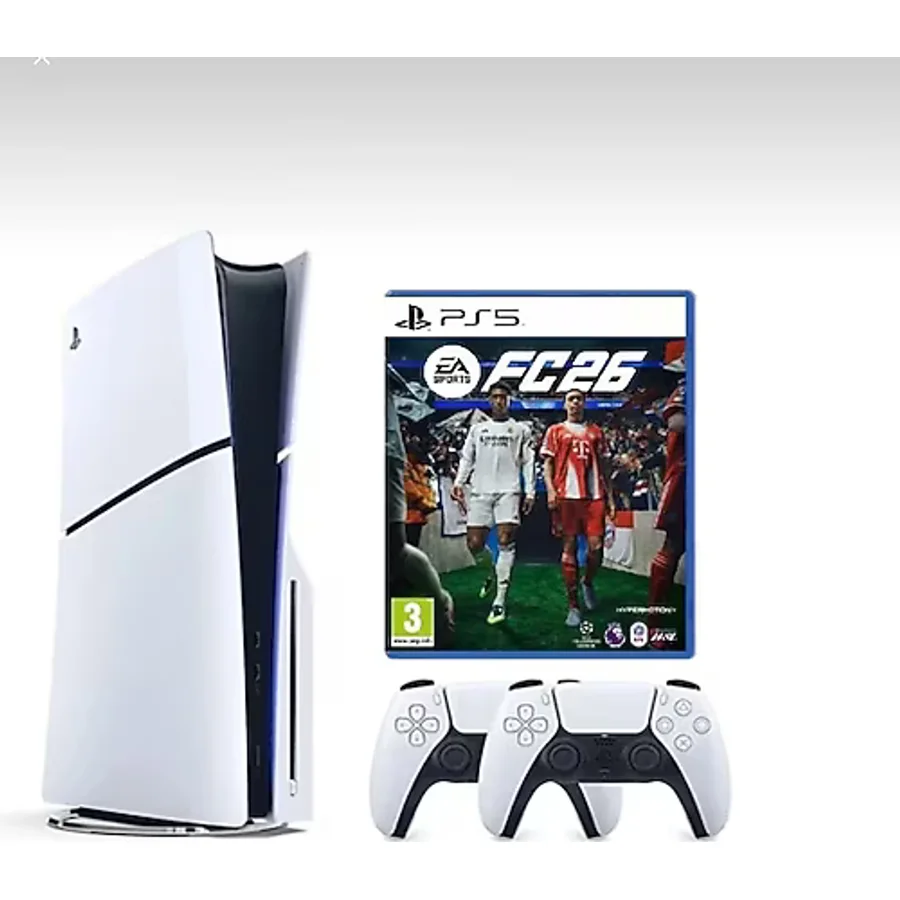 Sony Playstation 5 Slim Cdli +2.kol Dualsense +Ps5 FC26 (Ithalatçı Garantili)