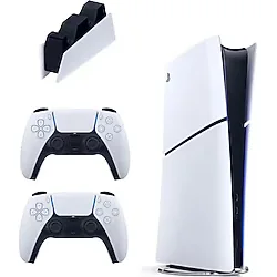 Sony Playstation 5 Slim Digital 825 GB + Şarj İstasyonu + 2. Kırmızı Dualsense İthalatçı Garantili