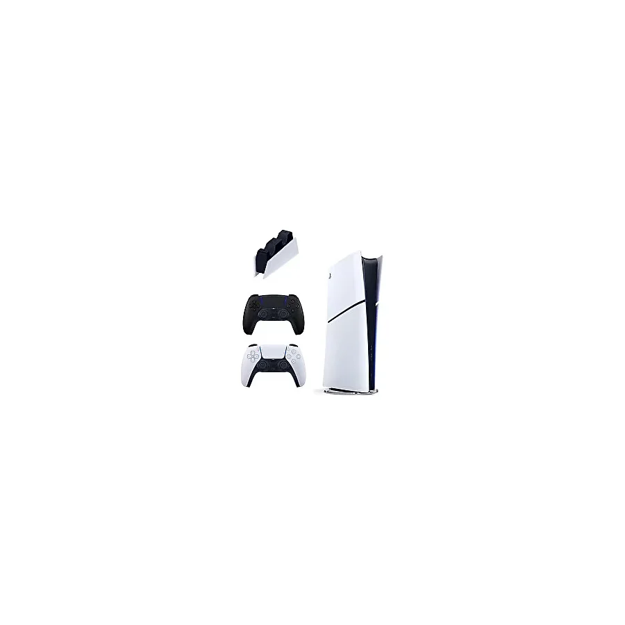 Sony Playstation 5 Slim Digital 825 GB - Şarj İstasyonu - 2. Siyah Dualsense (İthalatçı Garantili)