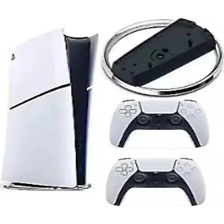 Sony Playstation 5 Slim Dijital + 2. DualSense Ps5 Kol+ Vertical Stand Dikey Ayak Beyaz